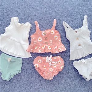 Baby‎ girl two piece set bundle